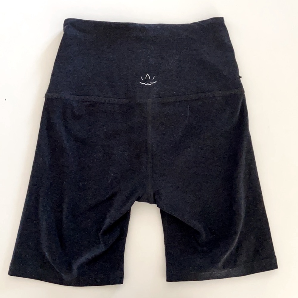 Hi rise spacedye biker shorts